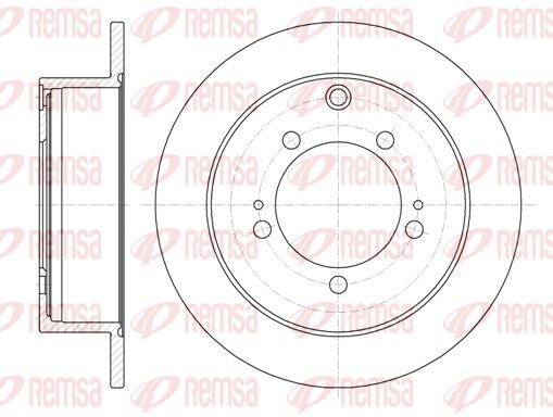 Stabdžių diskas REMSA 61230.00