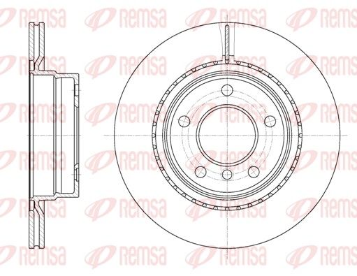 Stabdžių diskas REMSA 61231.10