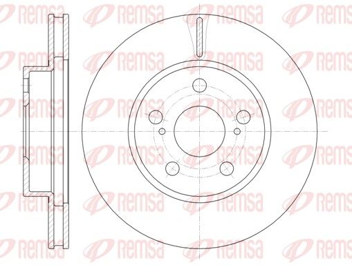 Гальмівний диск REMSA 61250.10