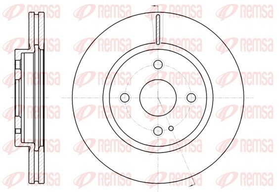 Stabdžių diskas REMSA 61266.10