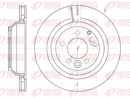 Brake Disc REMSA 61302.10