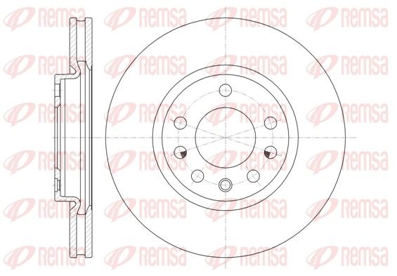 Stabdžių diskas REMSA 61318.10
