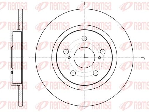 Brake Disc REMSA 61325.00