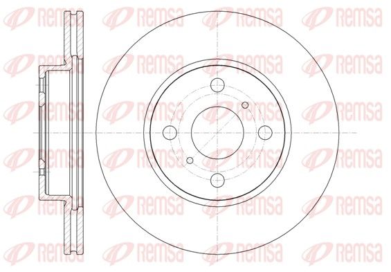 Stabdžių diskas REMSA 61332.10