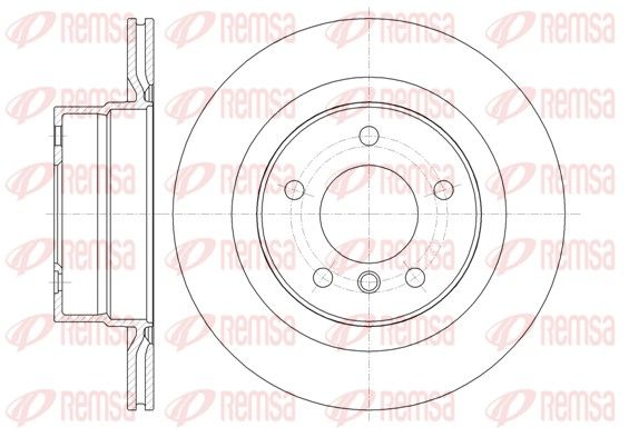 Stabdžių diskas REMSA 61338.10