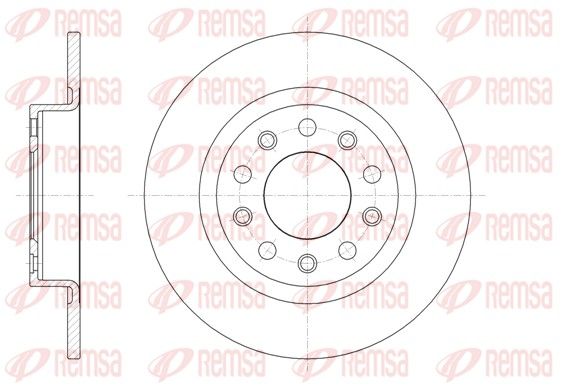 Brake Disc REMSA 61445.00