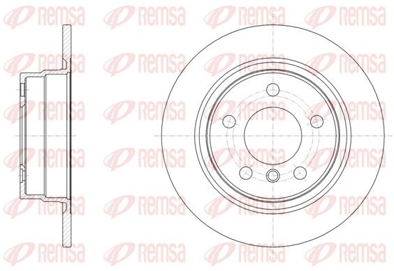 Brake Disc REMSA 61450.00