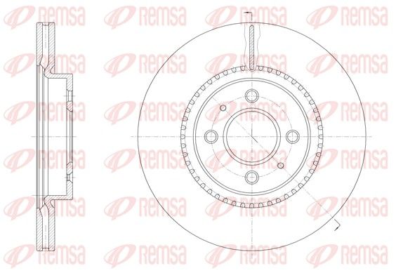 Stabdžių diskas REMSA 61463.10