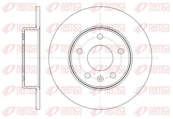 Brake Disc REMSA 61468.00