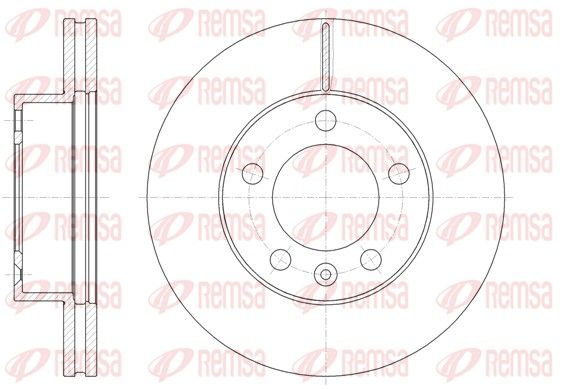 Brake Disc REMSA 61475.10