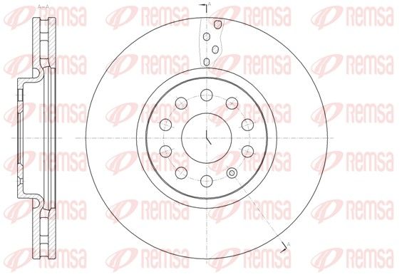 Brake Disc REMSA 61479.10