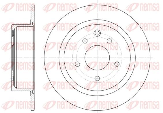 Stabdžių diskas REMSA 61530.00
