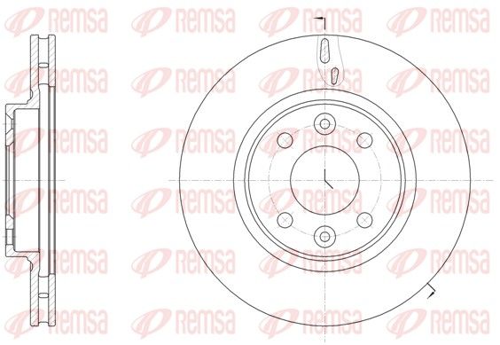 Brake Disc REMSA 61535.10