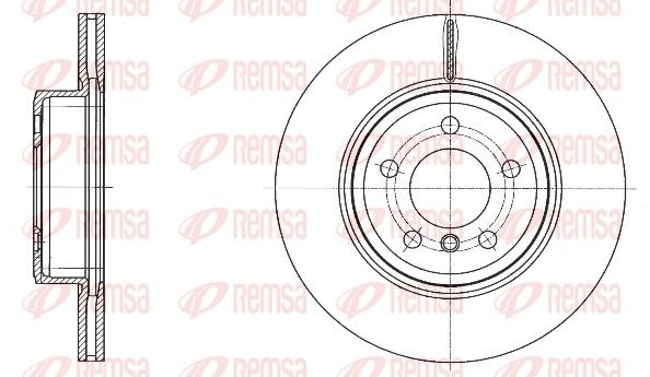 Brake Disc REMSA 61548.10