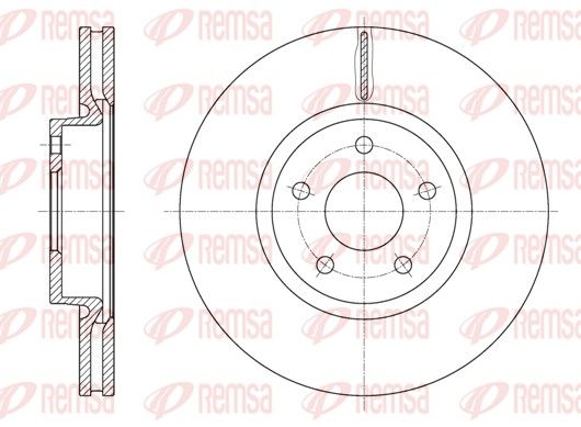 Brake Disc REMSA 61562.10