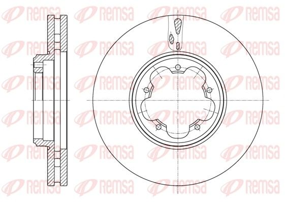 Brake Disc REMSA 61563.10