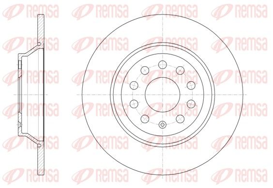 Brake Disc REMSA 61587.00