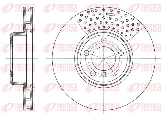 Brake Disc REMSA 61594.10