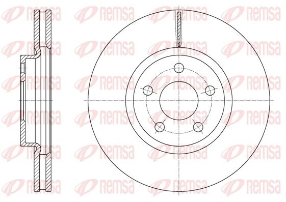 Brake Disc REMSA 61603.10
