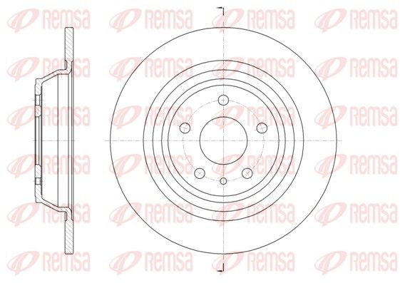 Гальмівний диск REMSA 61606.00