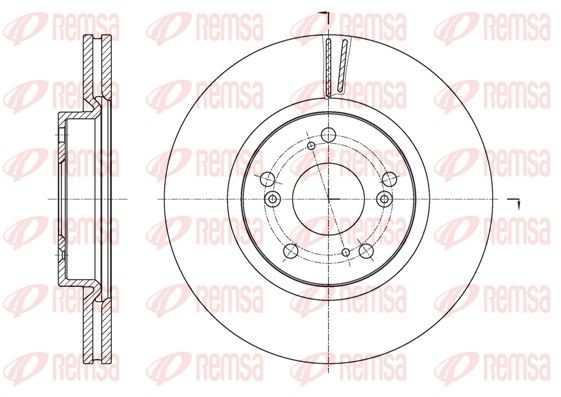 Brake Disc REMSA 61653.10