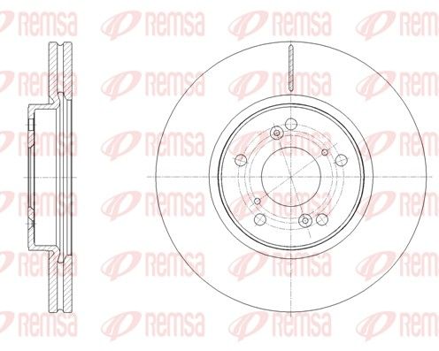 Stabdžių diskas REMSA 62108.10