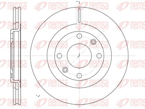 Brake Disc REMSA 6240.10