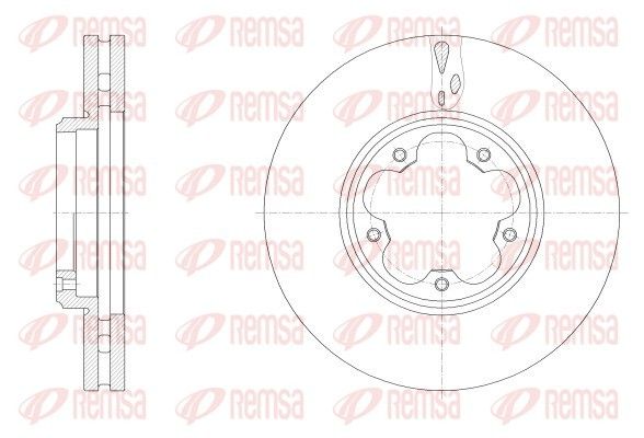 Brake Disc REMSA 62547.10