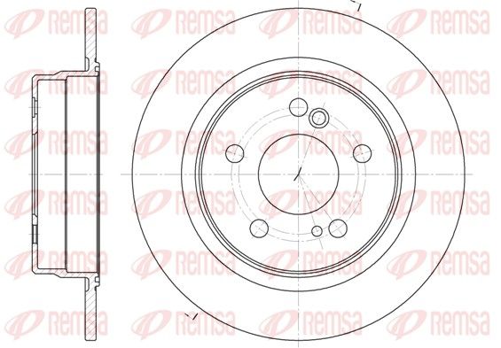 Brake Disc REMSA 6270.00
