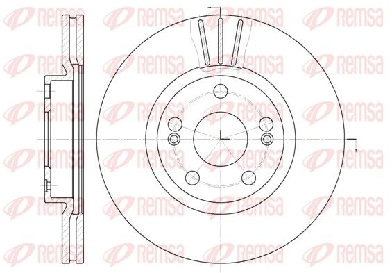 Brake Disc REMSA 6301.10