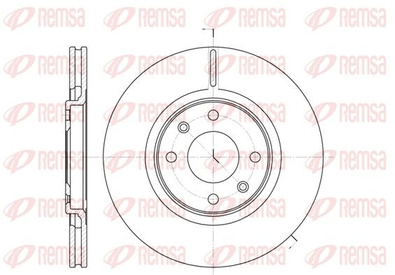 Brake Disc REMSA 6306.10