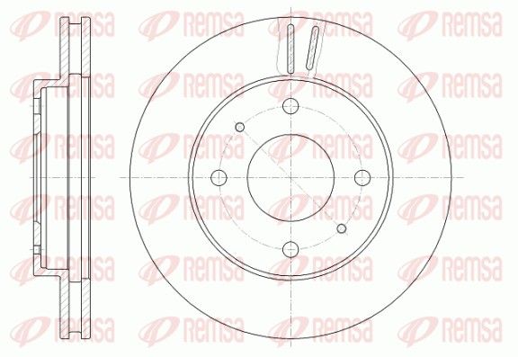 Stabdžių diskas REMSA 6394.10