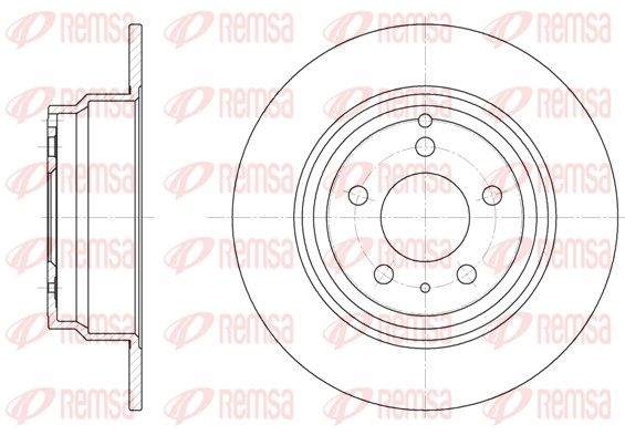 Brake Disc REMSA 6411.00