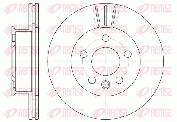 Brake Disc REMSA 6416.10