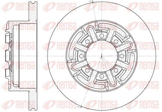 Brake Disc REMSA 6420.00