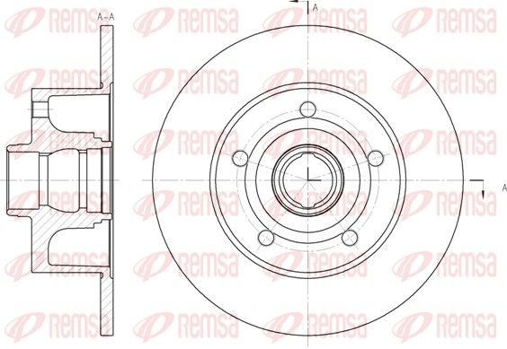 Brake Disc REMSA 6431.00