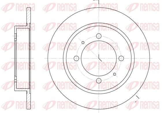 Brake Disc REMSA 6447.00