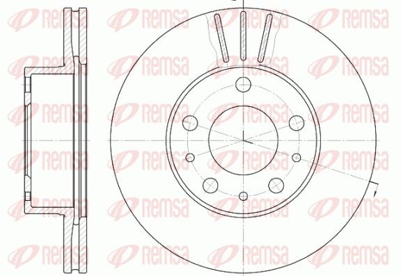 Brake Disc REMSA 6476.10