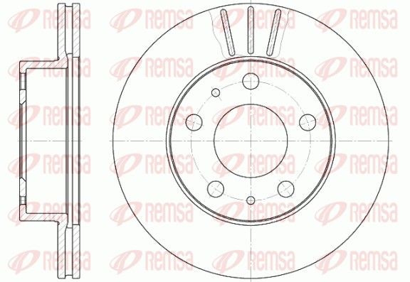 Brake Disc REMSA 6504.10