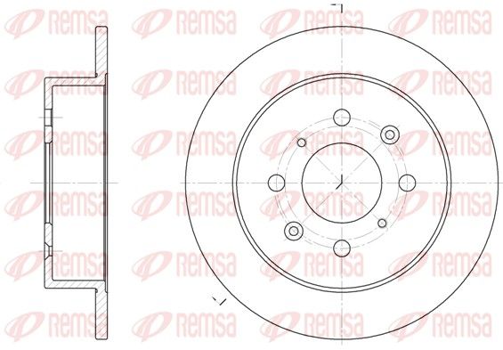 Brake Disc REMSA 6521.00