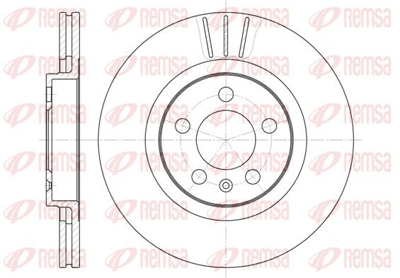 Brake Disc REMSA 6546.10