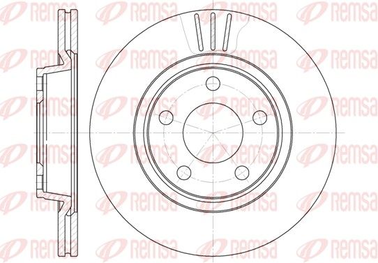 Brake Disc REMSA 6548.10