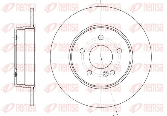 Гальмівний диск REMSA 6555.00