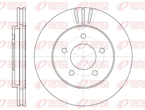 Brake Disc REMSA 6564.10