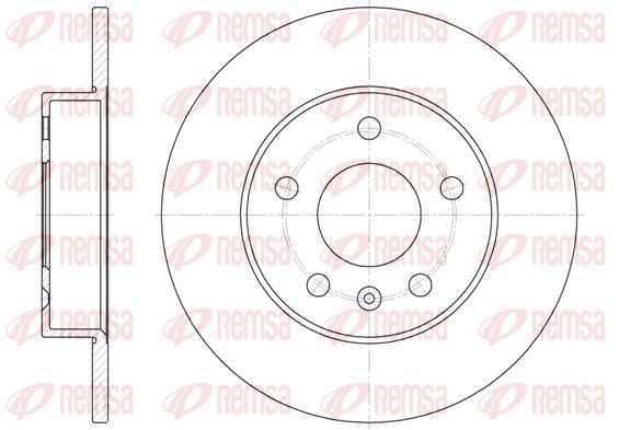 Brake Disc REMSA 6578.00