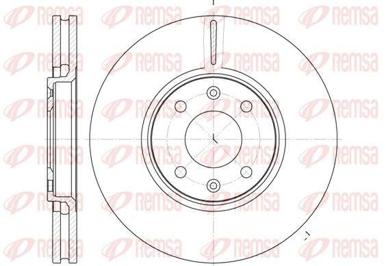 Brake Disc REMSA 6587.10