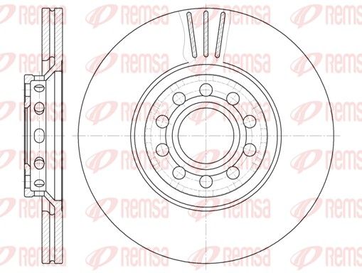 Brake Disc REMSA 6596.10