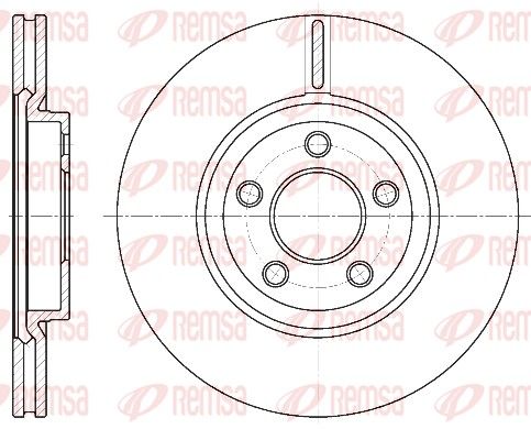 Brake Disc REMSA 6637.10