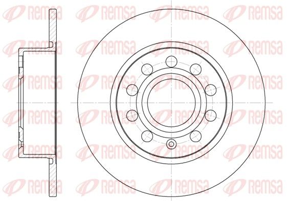 Brake Disc REMSA 6649.00