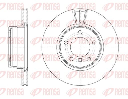 Stabdžių diskas REMSA 6653.10